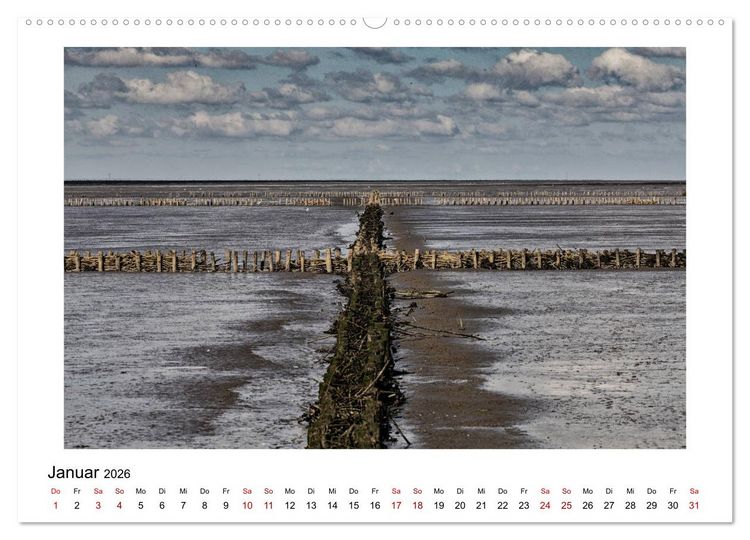 Produktbild: Friedrichskoog Spitze (Wandkalender 2026 DIN A2 quer), CALVENDO Monatskalender