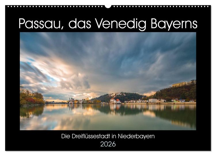 Produktbild: Passau, das Venedig Bayerns (Wandkalender 2026 DIN A2 quer), CALVENDO Monatskalender