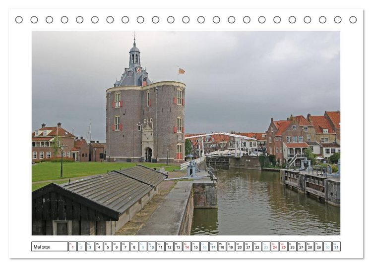 Produktbild: Hollands alte Hansest&auml;dte (Tischkalender 2026 DIN A5 quer), CALVENDO Monatskalender