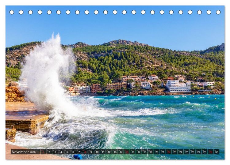 Produktbild: Mallorca - Mediterranes Flair (Tischkalender 2026 DIN A5 quer), CALVENDO Monatskalender