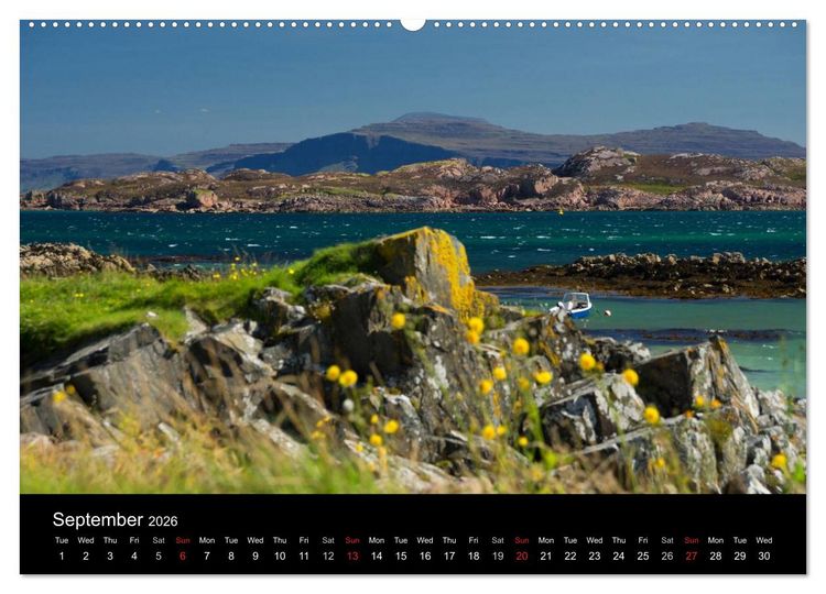 Produktbild: Iona - A Visual Pilgrimage (High Quality Premium Wall Calendar 2026 DIN A2 landscape),CALVENDO 12 Month Wall Calendar