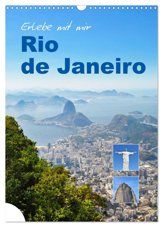 Produktbild: Erlebe mit mir Rio de Janeiro (Wandkalender 2026 DIN A3 hoch), CALVENDO Monatskalender