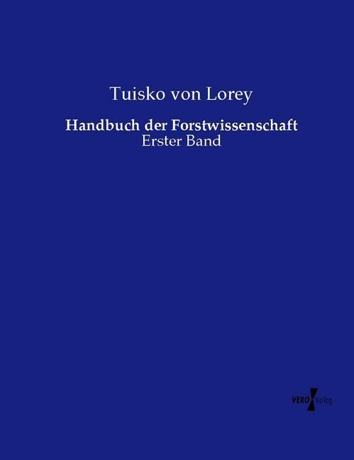 Produktbild: Handbuch der Forstwissenschaft