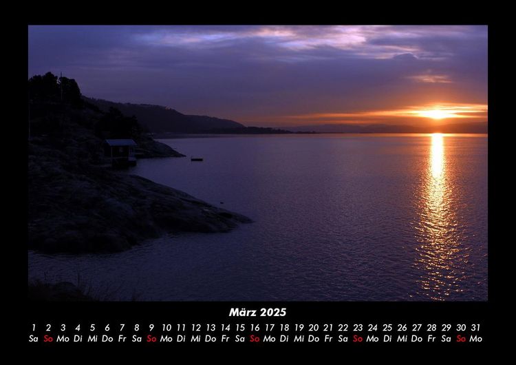 Produktbild: Sonnenunterg&auml;nge 2025 Fotokalender DIN A3