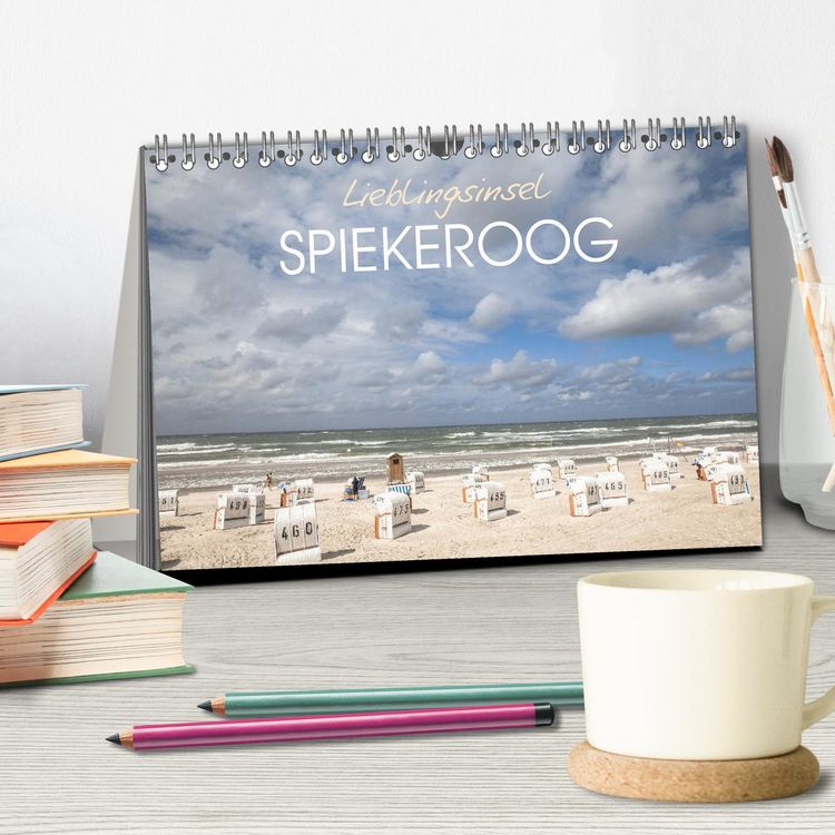 Produktbild: Lieblingsinsel Spiekeroog (Tischkalender 2026 DIN A5 quer), CALVENDO Monatskalender