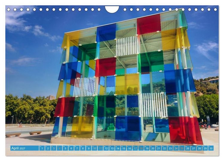 Produktbild: Malaga Highlights der Stadt an der Costa del Sol (Wandkalender 2027 DIN A4 quer), CALVENDO Monatskalender
