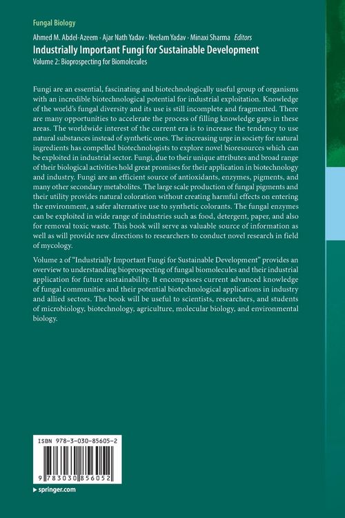 Produktbild: Industrially Important Fungi for Sustainable Development