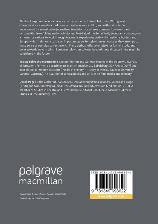 Produktbild: Docudrama on European Television