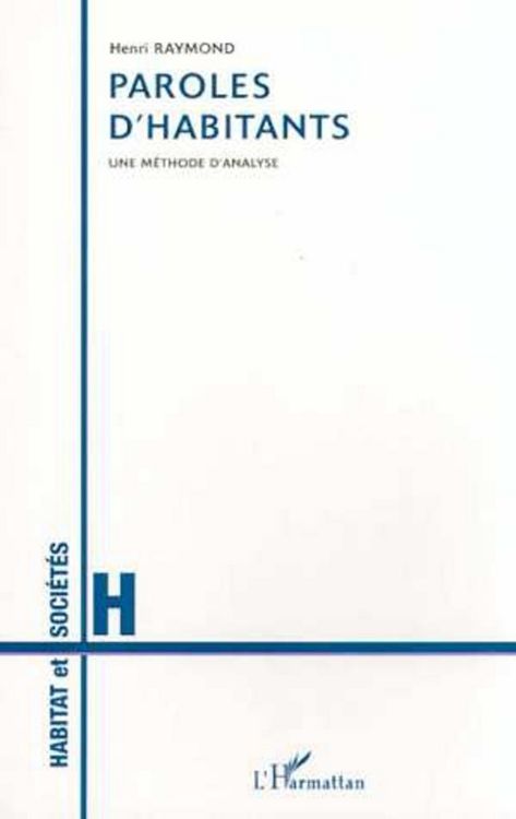 Produktbild: Paroles D'habitants