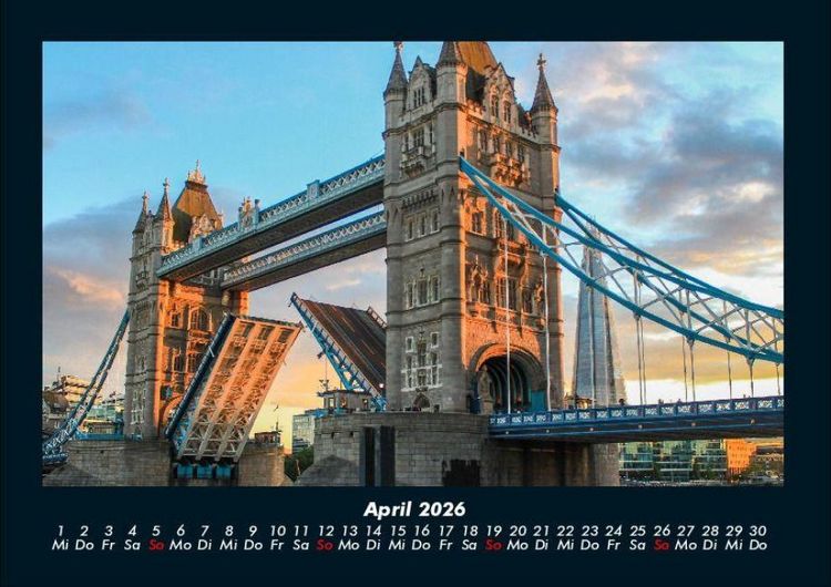 Produktbild: London - Impressionen 2026 Fotokalender DIN A4