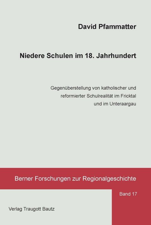 Produktbild: Niedere Schulen im 18. Jahrhundert