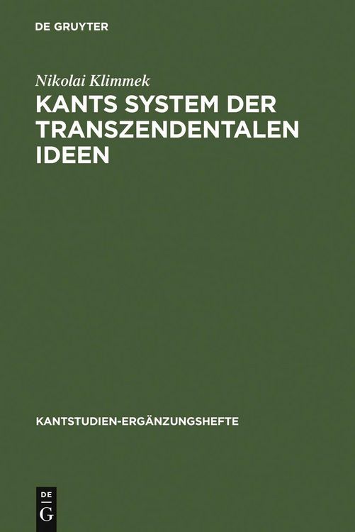Produktbild: Kants System der transzendentalen Ideen