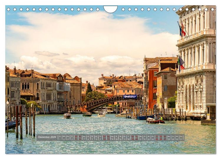 Produktbild: Sehnsuchtsort Venedig 2026 (Wandkalender 2026 DIN A4 quer), CALVENDO Monatskalender