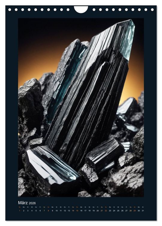 Produktbild: Fantastische Mineralien - Geheimnisvolle Sch&auml;tze (Wandkalender 2026 DIN A4 hoch), CALVENDO Monatskalender