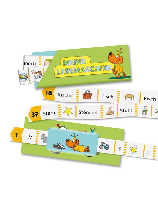 Produktbild: Meine &Uuml;bungsstreifen Lesen lernen &ndash; 1. Klasse: Buchstaben, Silben, einfache W&ouml;rter