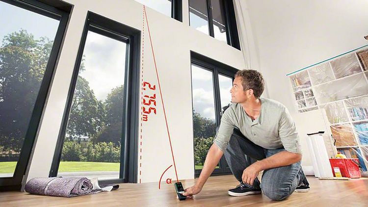 Produktbild: Bosch Home and Garden AdvancedDistance 50C Laser-Entfernungsmesser Bluetooth, Touchscreen 50 m