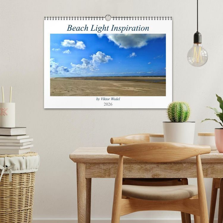 Produktbild: Beach Light Inspiration (Wandkalender 2026 DIN A3 quer), CALVENDO Monatskalender
