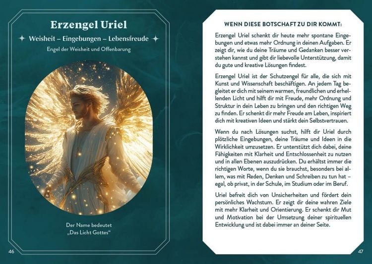 Produktbild: Orakel-Kartenset: Engel-Orakel | Erfahre die sanfte F&uuml;hrung aus dem Reich des Lichts und erhelle dein Herz