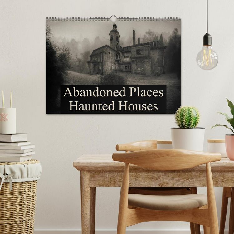 Produktbild: Abandoned Places Haunted Houses (Wall Calendar 2026 DIN A3 landscape), CALVENDO 12 Month Wall Calendar