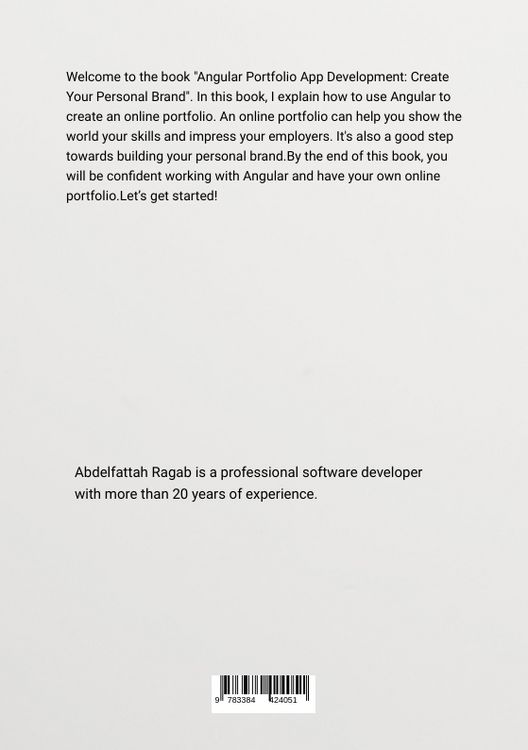Produktbild: Angular Portfolio App Development