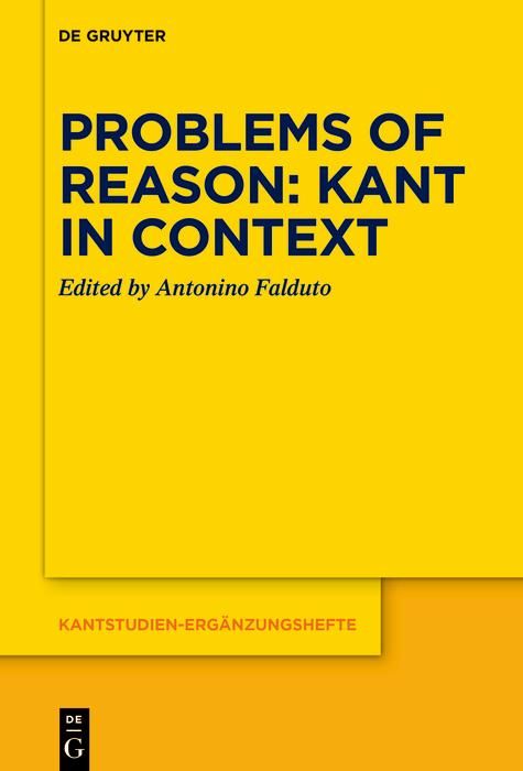 Produktbild: Problems of Reason: Kant in Context