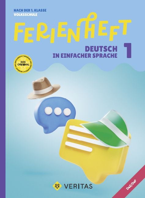 Produktbild: Ferienheft Deutsch in einfacher Sprache. 1. Klasse Volksschule. Lehrplan 2023