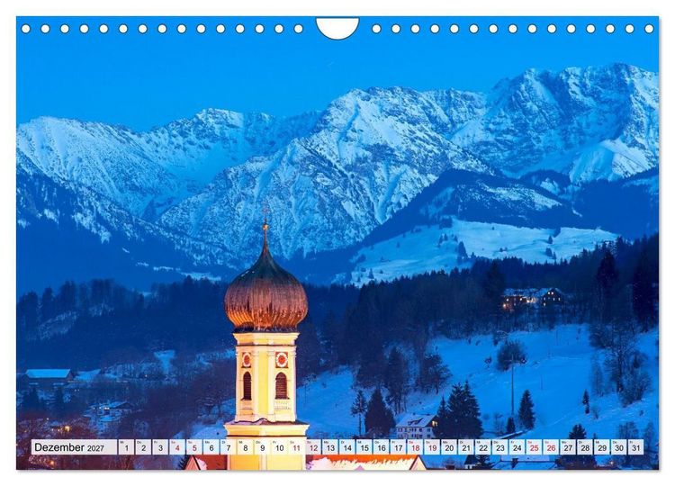 Produktbild: Traumhaftes Allg&auml;u (Wandkalender 2027 DIN A4 quer), CALVENDO Monatskalender