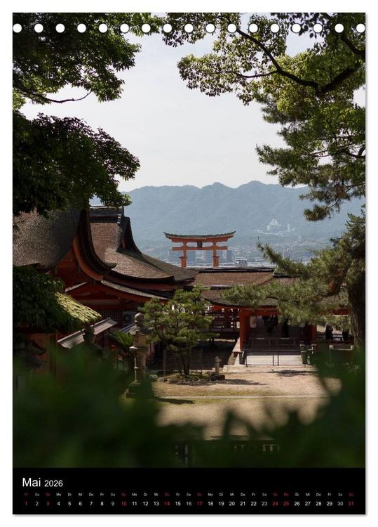 Produktbild: Japan im Blickpunkt (Tischkalender 2026 DIN A5 hoch), CALVENDO Monatskalender