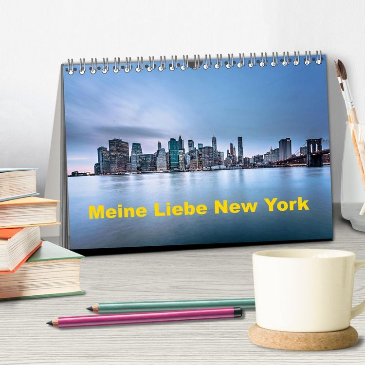 Produktbild: Meine Liebe New York (Tischkalender 2026 DIN A5 quer), CALVENDO Monatskalender
