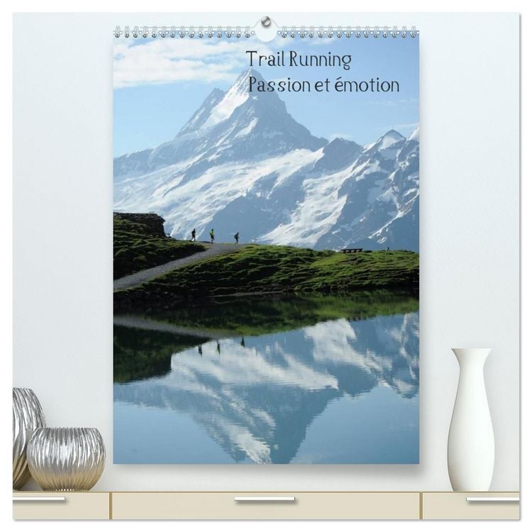 Produktbild: Trail Running Passion et &eacute;motion (Calendrier mural 2026 DIN A2 horizontal) calendrier de bureau