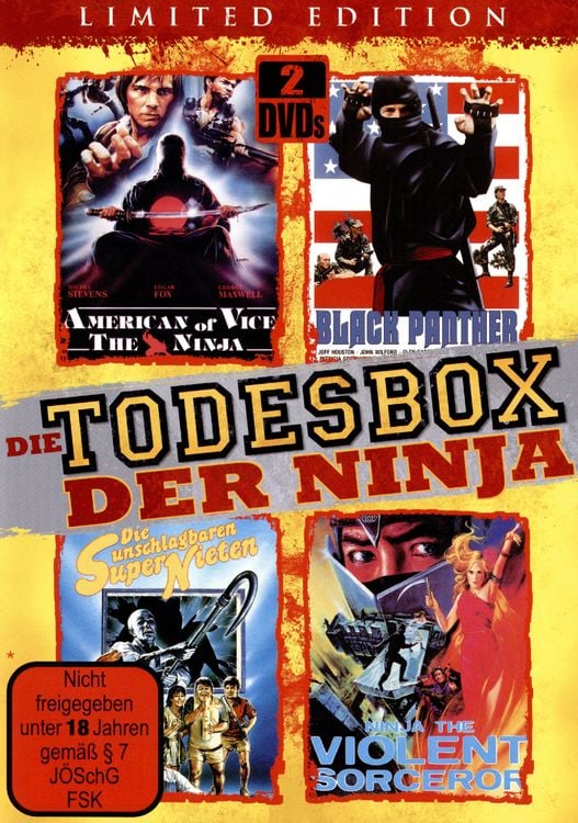Produktbild: Die Todesbox der Ninja - Limited Edition [2 DVDs]