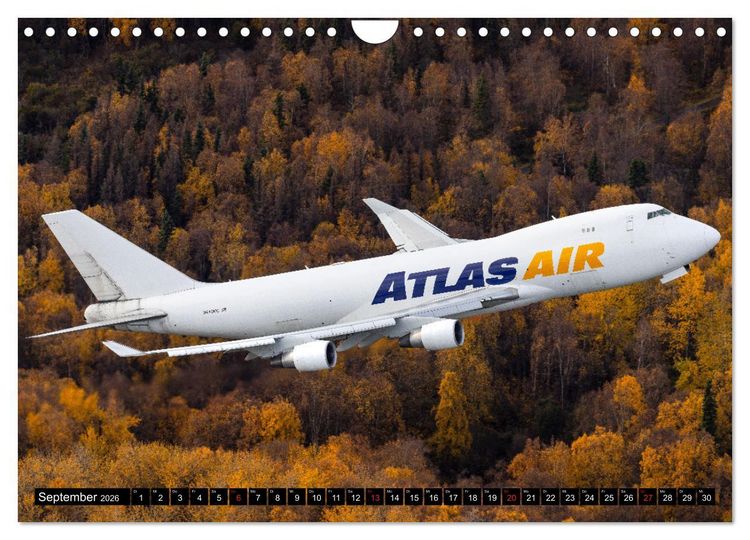 Produktbild: Airliner 2026 (Wandkalender 2026 DIN A4 quer), CALVENDO Monatskalender