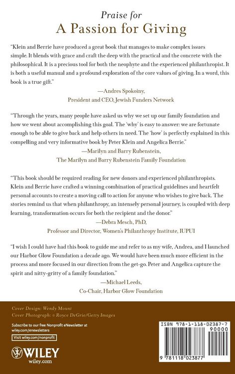 Produktbild: Passion for Giving