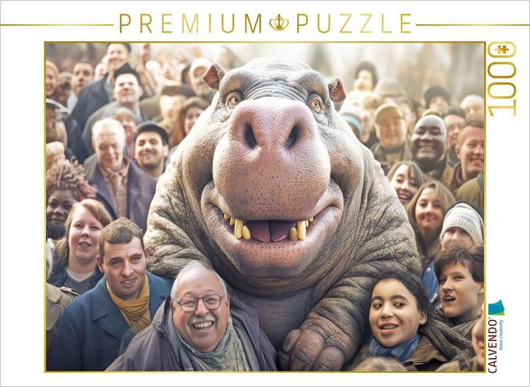 Produktbild: CALVENDO Puzzle Gutm&uuml;tige Giganten | 1000 Teile Lege-Gr&ouml;&szlig;e 64x48cm Foto-Puzzle f&uuml;r gl&uuml;ckliche Stunden