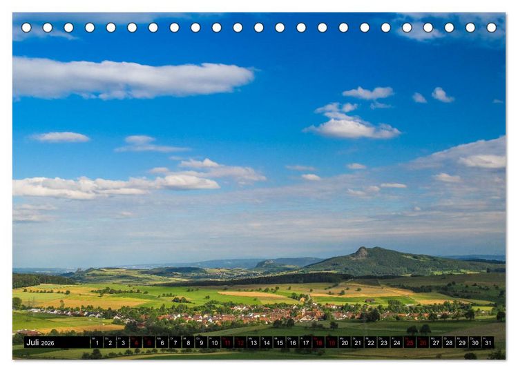 Produktbild: Hegau und westlicher Bodensee (Tischkalender 2026 DIN A5 quer), CALVENDO Monatskalender