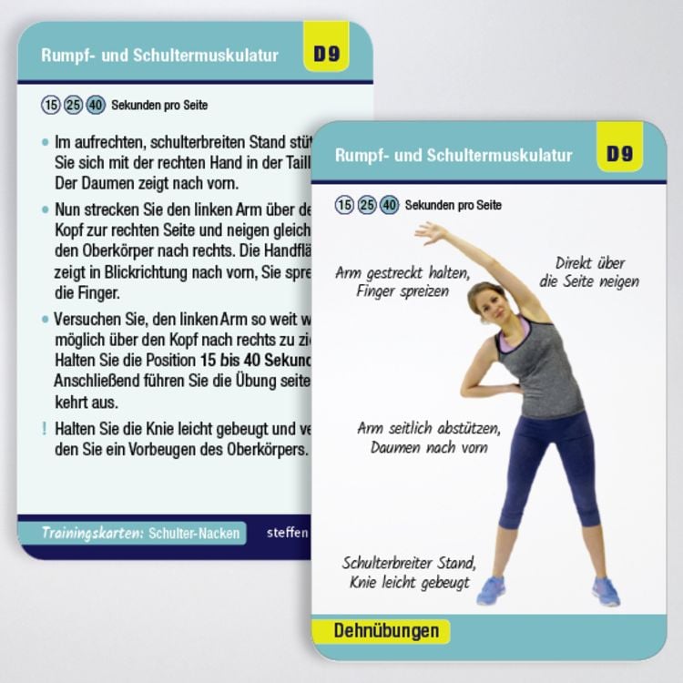 Produktbild: Trainingskarten: Schulter-Nacken