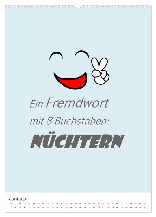 Produktbild: TRINKSPR&Uuml;CHE rund um Bier, Wein und Co. &hellip; (Wandkalender 2026 DIN A2 hoch), CALVENDO Monatskalender