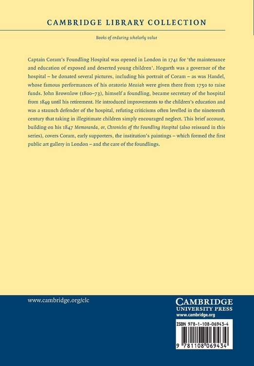 Produktbild: The History and Design of the Foundling Hospital