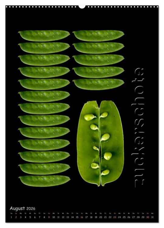 Produktbild: foodART - Fr&uuml;chte und Gem&uuml;se (Wandkalender 2026 DIN A2 hoch), CALVENDO Monatskalender