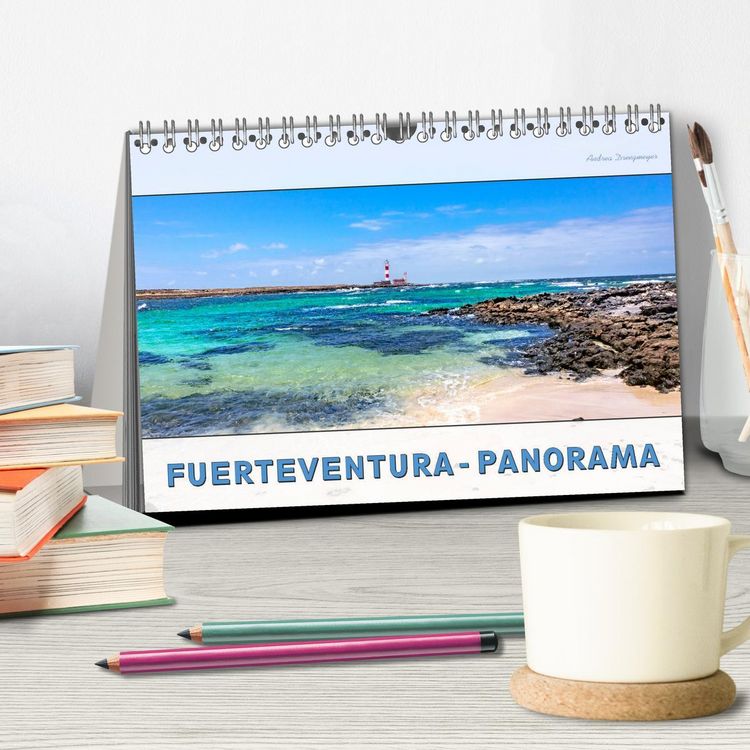 Produktbild: FUERTEVENTURA-PANORAMA (Tischkalender 2026 DIN A5 quer), CALVENDO Monatskalender