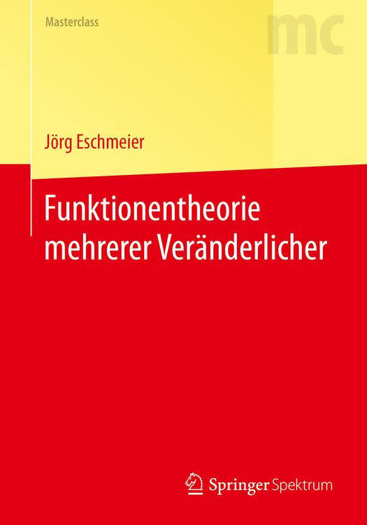 Produktbild: Funktionentheorie mehrerer Ver&auml;nderlicher