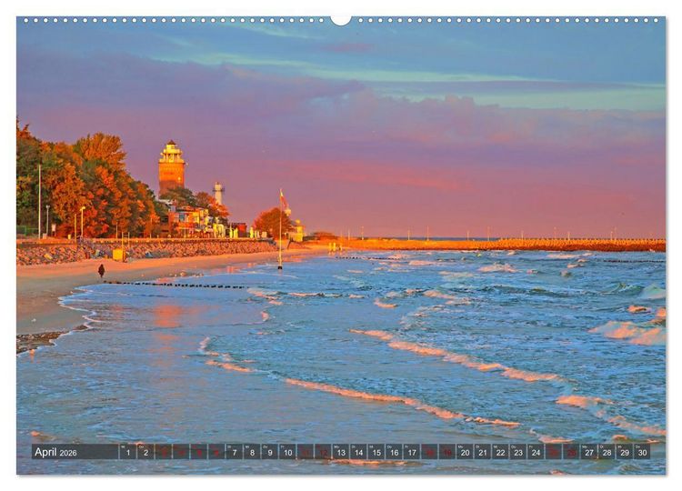 Produktbild: Kolberg - Kolobrzeg (hochwertiger Premium Wandkalender 2026 DIN A2 quer), Kunstdruck in Hochglanz