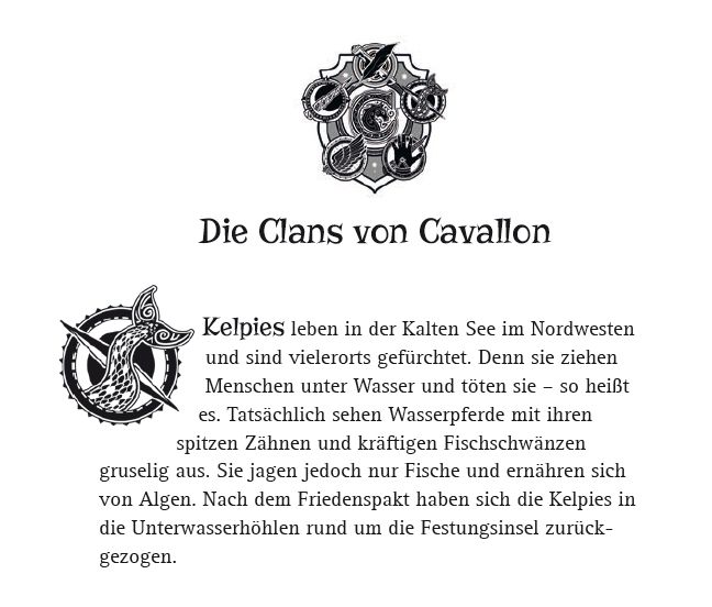 Produktbild: Clans von Cavallon (2). Der Fluch des Ozeans