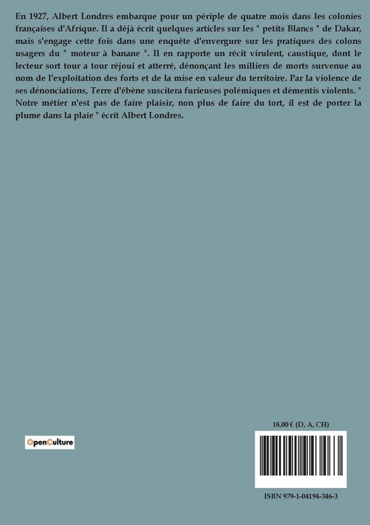 Produktbild: Terre d'Eb&egrave;ne