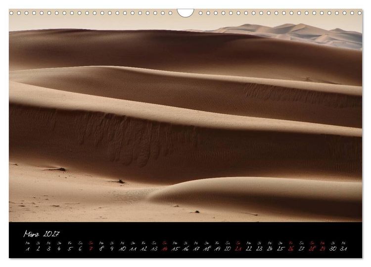 Produktbild: Faszination W&uuml;ste (Wandkalender 2027 DIN A3 quer), CALVENDO Monatskalender