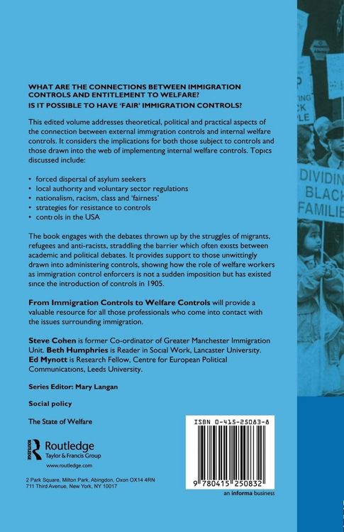 Produktbild: From Immigration Controls to Welfare Controls