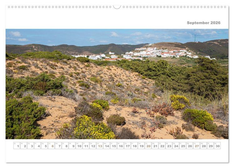 Produktbild: Portugal - Traumk&uuml;ste Costa Vicentina und Lagos (Wandkalender 2026 DIN A2 quer), CALVENDO Monatskalender