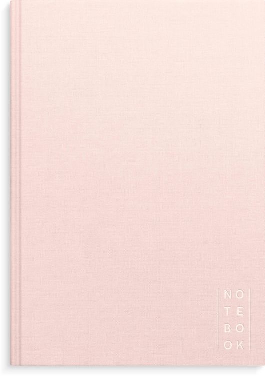 Produktbild: Burde Notizbuch Textil pink liniert A4