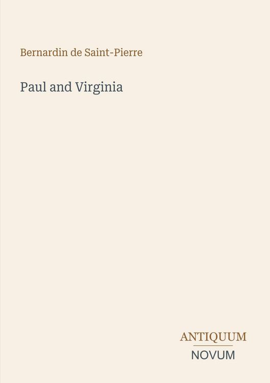 Produktbild: Paul and Virginia