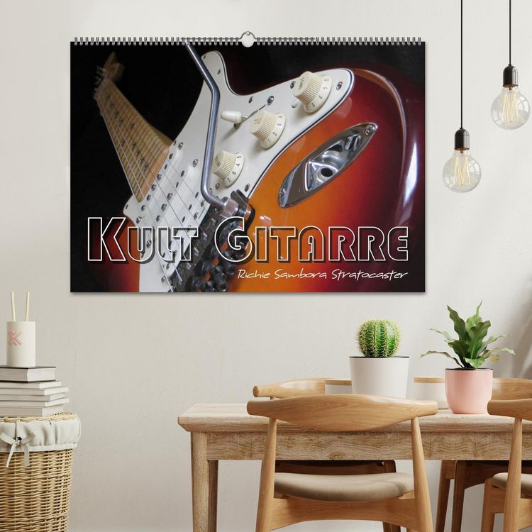 Produktbild: KULT GITARRE - Richie Sambora Stratocaster (Wandkalender 2026 DIN A2 quer), CALVENDO Monatskalender